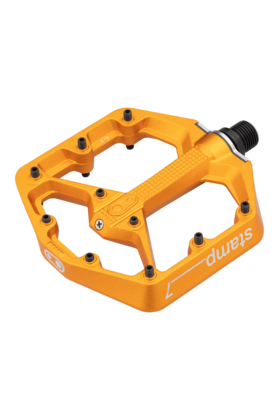 Crank Brothers Stamp 7 Pedals - Platform, Aluminum, 9/16", Orange, Small