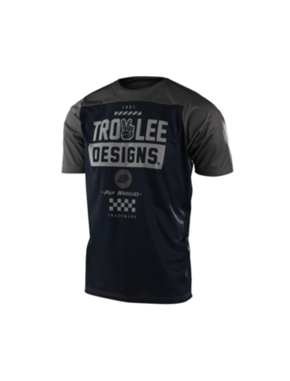 Troy Lee Designs SKYLINE SS JERSEY; CAMBER NAVY / OLIVE