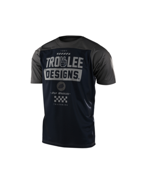 Troy Lee Designs SKYLINE SS JERSEY; CAMBER NAVY / OLIVE