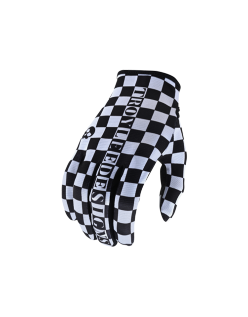 Troy Lee Design FLOWLINE GLOVE; CHECKERS WHITE / BLACK Troy Lee Design FLOWLINE GLOVE; CHECKERS WHITE / BLACK