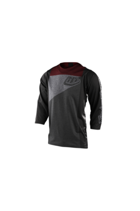 Troy Lee Design Ruckus Jersey; Tres Heather Gray/Brick