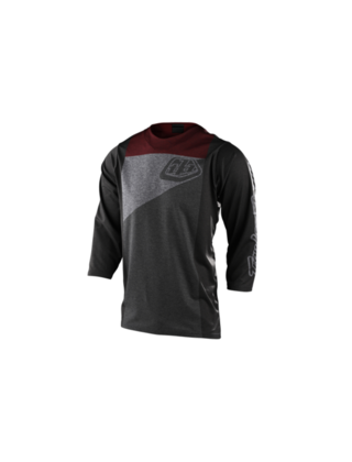 Troy Lee Design Ruckus Jersey; Tres Heather Gray/Brick