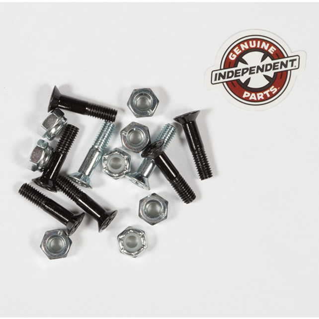 INDEPENDENT CROSS BOLTS 7/8" PHILLIPS BLK/SIL 1set