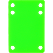 BLANK RISER RUBBER 1/8" NEON GREEN 1pc