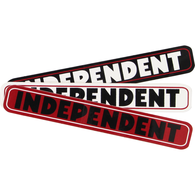 INDEPENDENT BAR STICKER 4X0.6 ASST