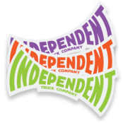 INDEPENDENT ITC SPAN STICKER 6X3 ASST