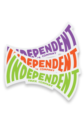 INDEPENDENT ITC SPAN STICKER 6X3 ASST