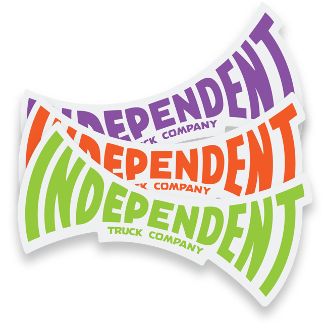 INDEPENDENT ITC SPAN STICKER 6X3 ASST