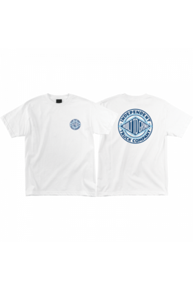 INDEPENDENT BTG SUMMIT SS TEE WHT/BLU