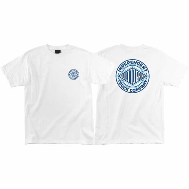 INDEPENDENT BTG SUMMIT SS TEE WHT/BLU