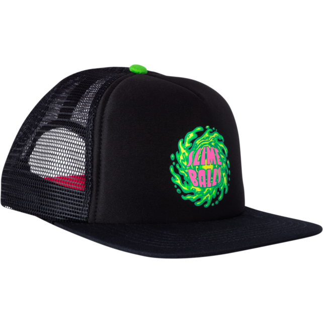 SLIME BALLS SB LOGO MESH HAT ADJ-BLACK
