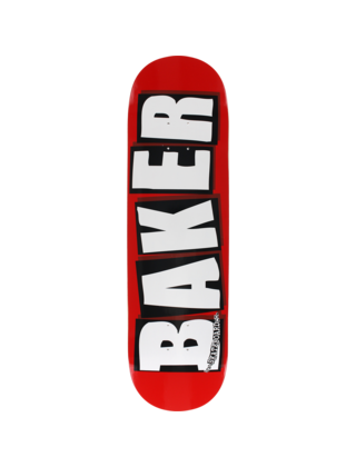 BAKER BRAND LOGO DECK-8.5 RED/WHITE