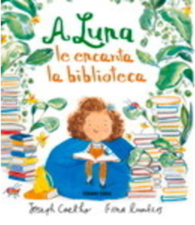 A Luna le encanta la biblioteca