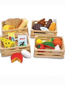 Toys & Games Melissa & Doug Food Groups - Wooden Play Food