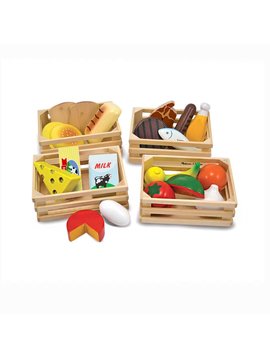 Toys & Games Melissa & Doug Food Groups - Wooden Play Food