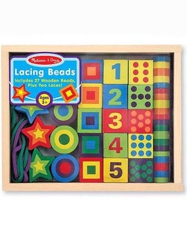 Toys & Games Melissa & Doug Lacing Beads in a Box