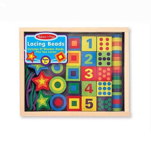 Toys & Games Melissa & Doug Lacing Beads in a Box