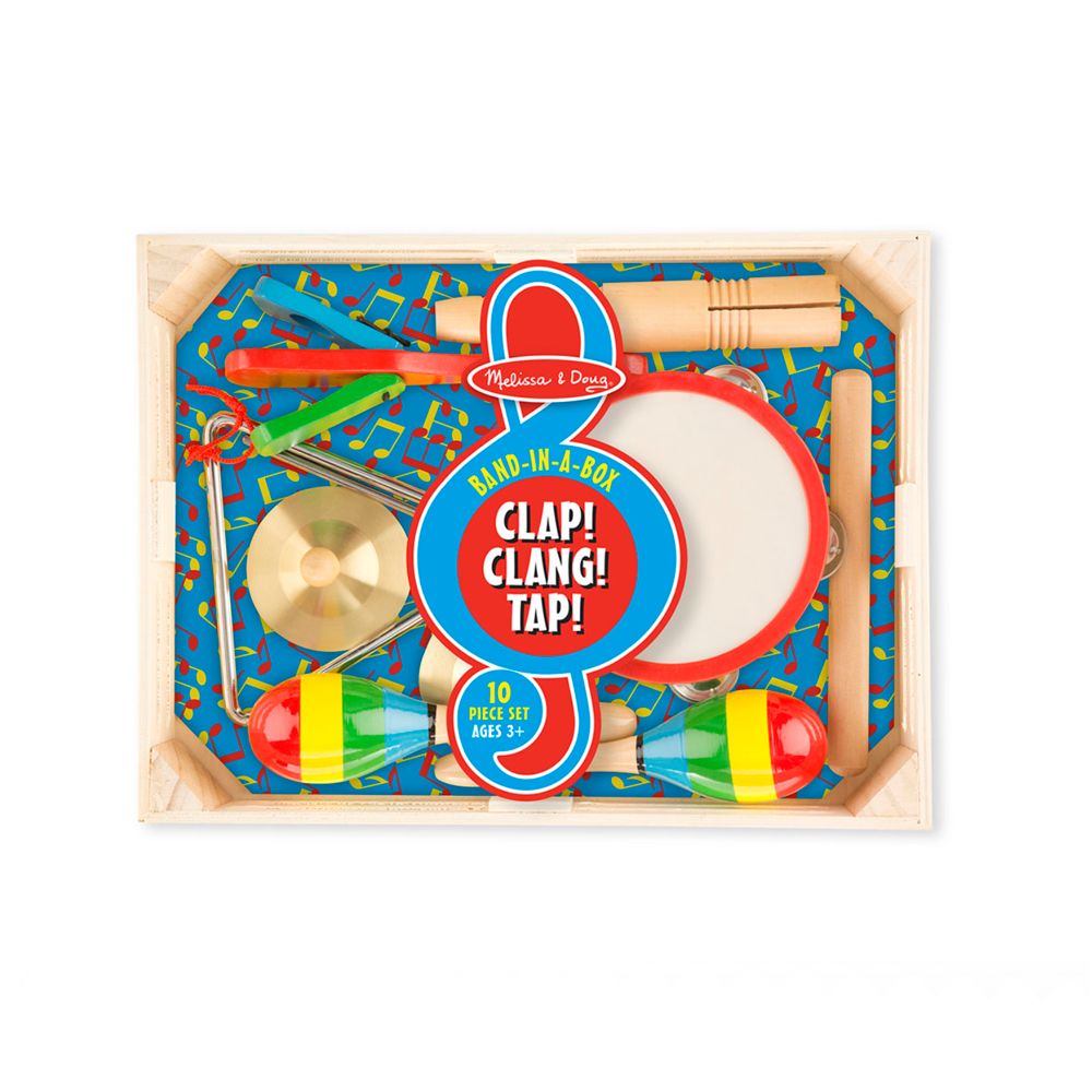 Sound & Lights Melissa & Doug Band-in-a-Box - Clap! Clang! Tap!