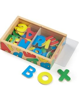 Toys & Games Melissa & Doug Wooden Letter Alphabet Magnets