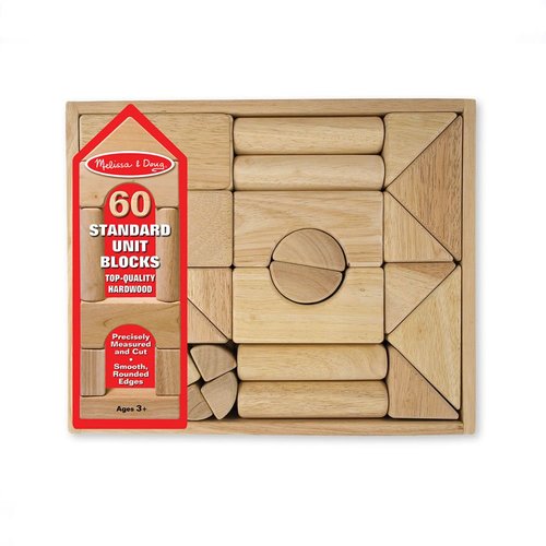Toys & Games Melissa & Doug Standard Unit Blocks (60 PC Set)