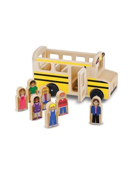 Toys & Games Melissa & Doug Wooden Classic School Bus