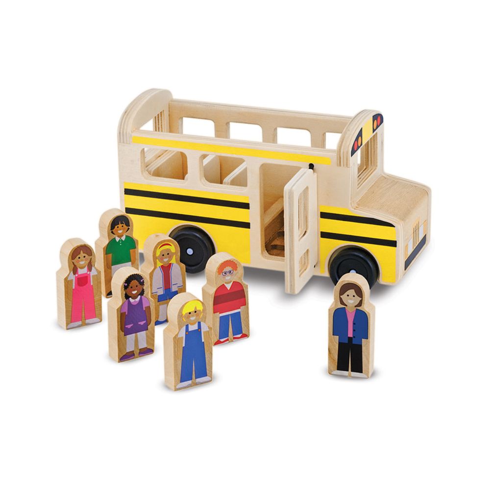 Toys & Games Melissa & Doug Wooden Classic School Bus