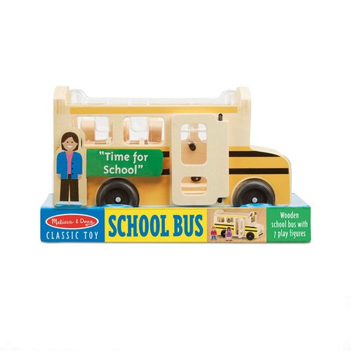 Toys & Games Melissa & Doug Wooden Classic School Bus - The Sensory  Kids<sup>®</sup> Store