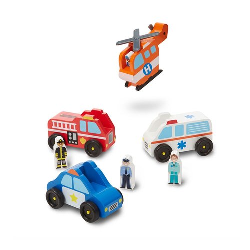 Toys & Games Melissa & Doug Emergency Vehicle Set