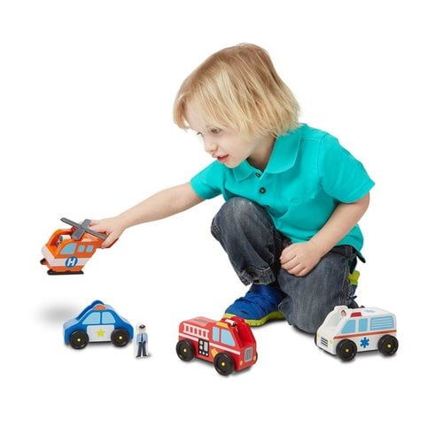 Toys & Games Melissa & Doug Emergency Vehicle Set