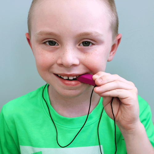 Chews & Chewlry ARK's Brick Stick™ Textured Chew Necklace