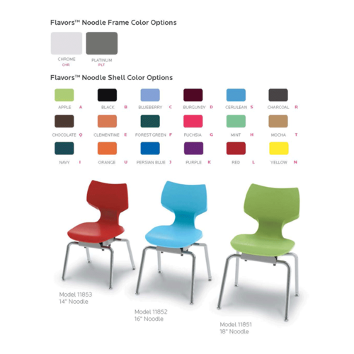 Classroom Aid Flavors™ Noodle Chair - Flex Seating that Encourages Movement!