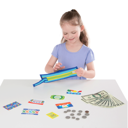 Toys & Games Melissa & Doug Pretend-to-Spend Wallet