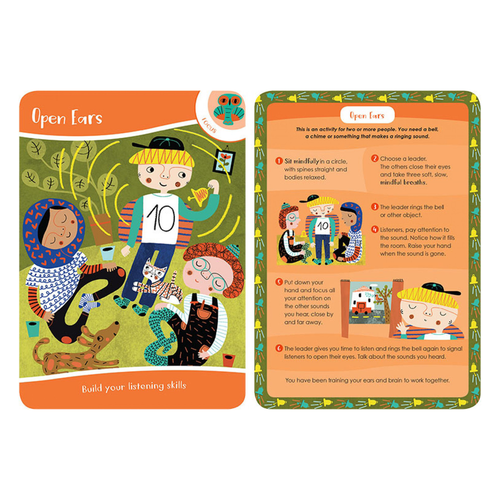 Classroom Aid Mindful Kids Avtivity Cards for Kindness, Focus & Calm