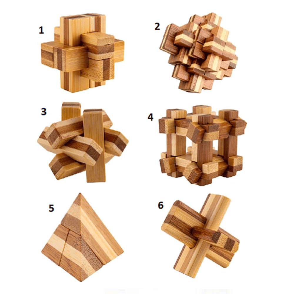 Bamboo People Puzzle Match Game Stress Relief Toys - MEACAOFG