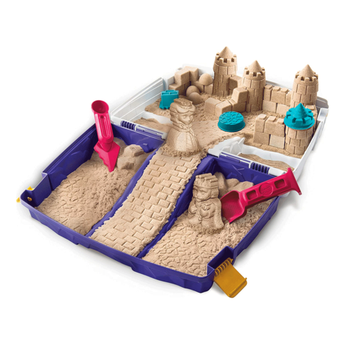 Kinetic Sand Kinetic Sand, Folding Sand Box with 2 Pounds of Kinetic Sand