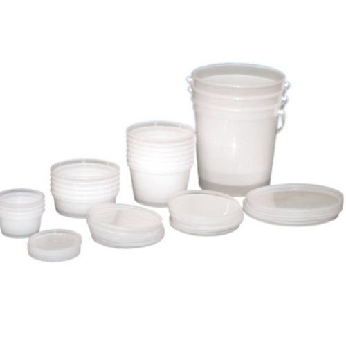 Therapy Equipment Theraputty 4oz and 6oz Containers and Lids ONLY (25 Pack)