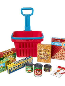 Toys & Games Melissa & Doug Fill and Roll Grocery Basket Play Set