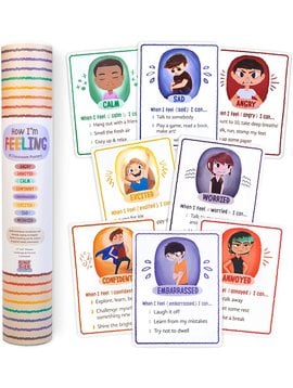 Brybelly How I'm Feeling Reversible Classroom Posters (8-pack)