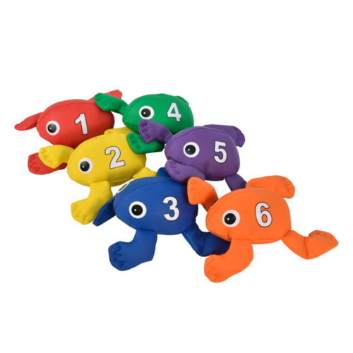 Sportime Sportime Numbers 1-6 Frog Beanbag Sets