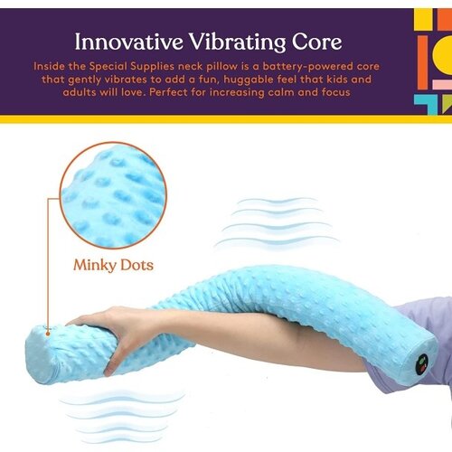 Tactile Special Supplies Sensory Vibrating Neck Pillow for Kids and Adults