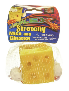 Tactile Play Visions Hyper Flex Stretchy Mouse and Cheese