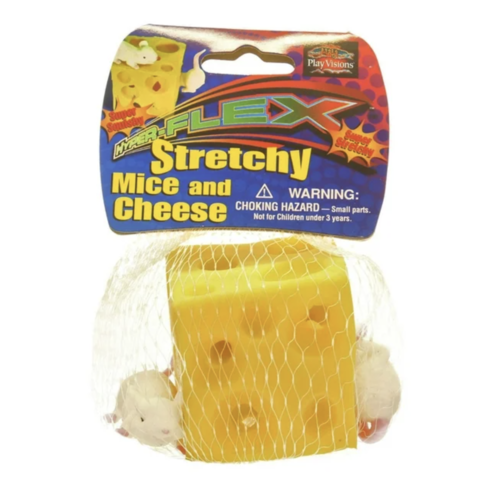 Tactile Play Visions Hyper Flex Stretchy Mouse and Cheese