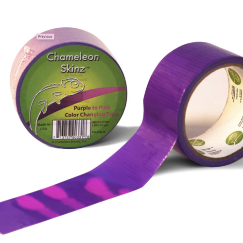 Tactile and Visual Chameleon Skinz Duct Tape - with color-changing magic!