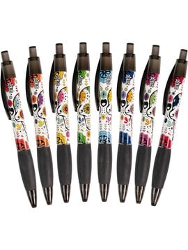 Tactile and Smell Sugar Skull Smens - Scented Pens!
