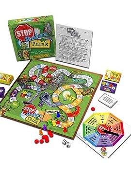 Toys & Games Stop, Relax & Think Board Game - REVISED EDITION! - A Game to Help Impulsive Children Think Before They Act