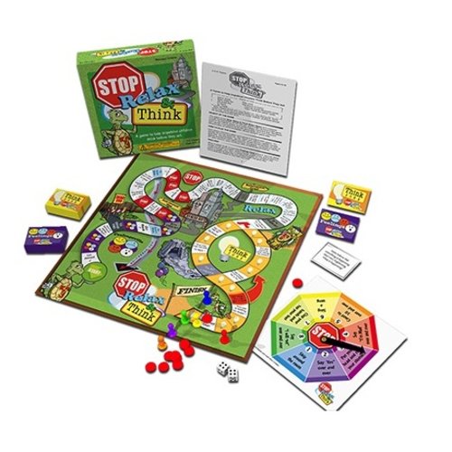 Toys & Games Stop, Relax & Think Board Game - REVISED EDITION! - A Game to Help Impulsive Children Think Before They Act