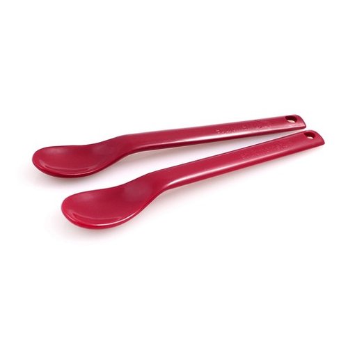 Therapy Equipment Maroon Spoons, Small (Package of 10)