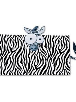 Sensory Clothing Weighted Zebra Animal Lap Pad, 5 LBS