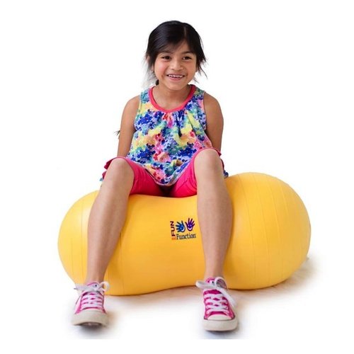 Therapy Equipment Medium 16” Yellow Peanut Ball