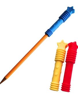 Chews & Chewlry Star Pencil Toppers XT - Unleash Your Inner Star Student! (Set of 3)